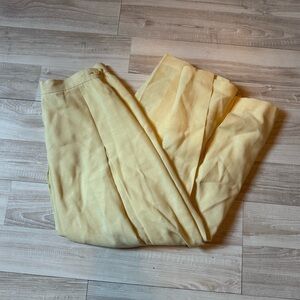 Vintage Jaeger London Flax Linen Pleated Midi Skirt